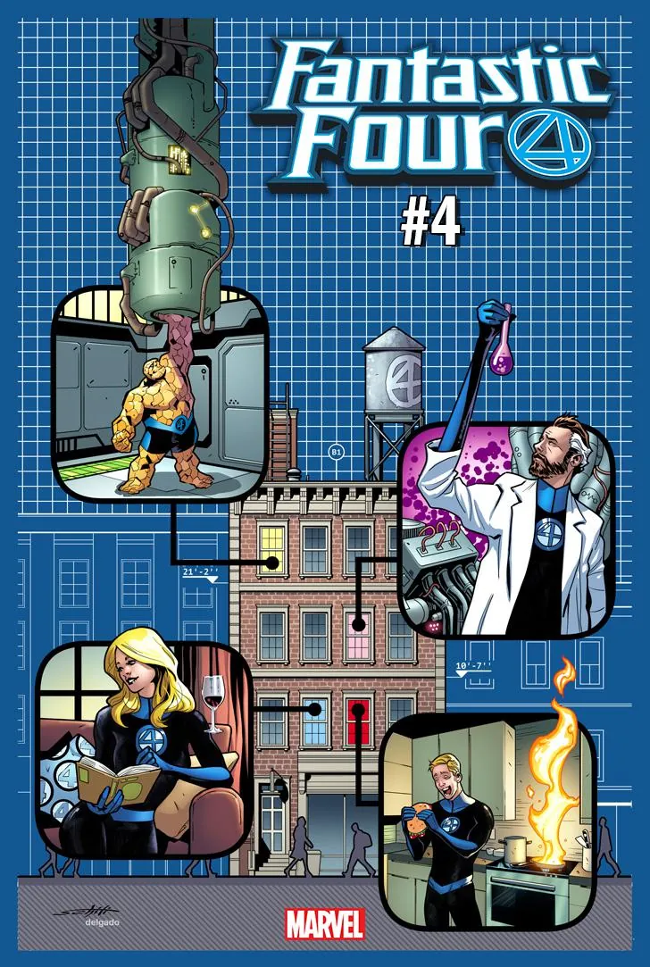 Cover of Fantastic Four #4 (649)