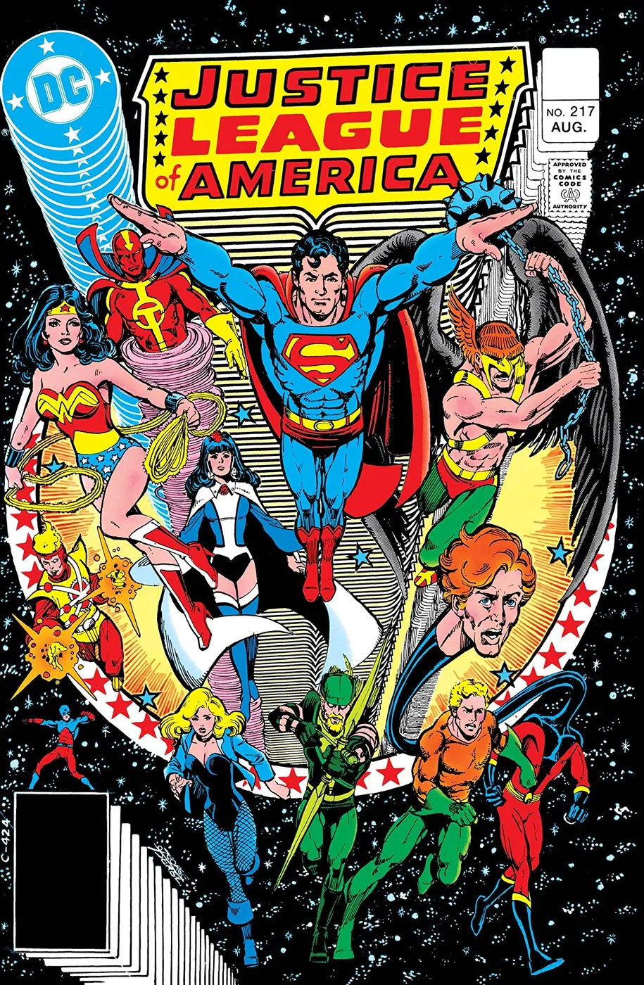 Cover of Justice League of America #217