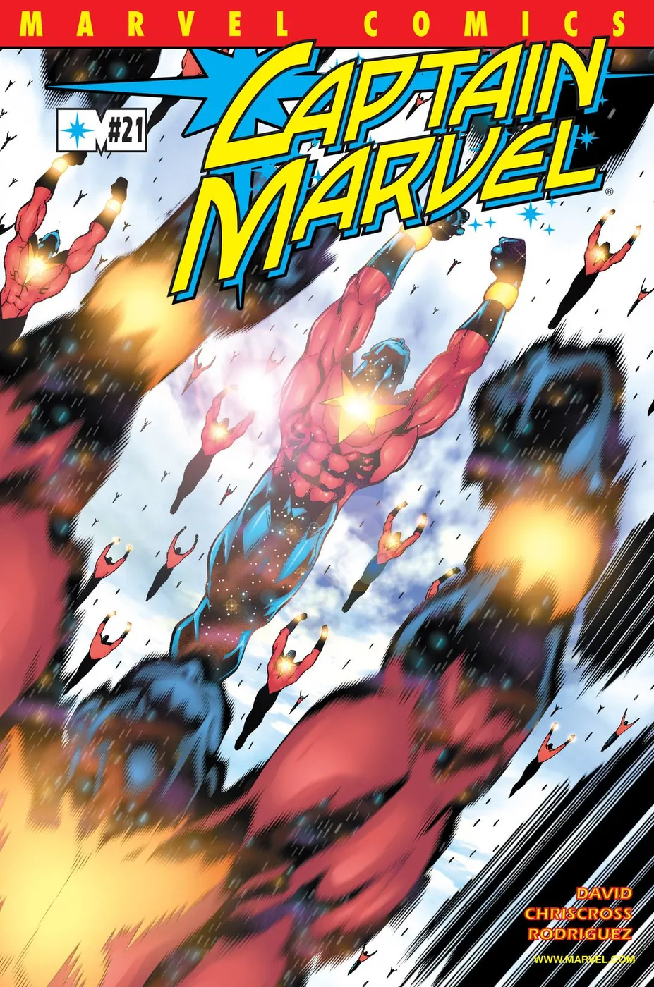 Cover of Captain Marvel #21