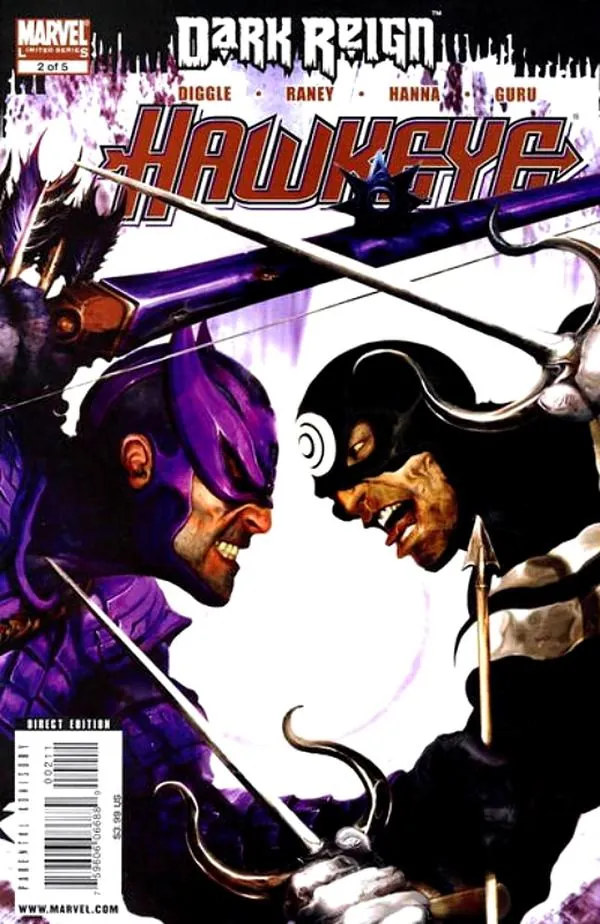 Cover of Dark Reign: Hawkeye #2