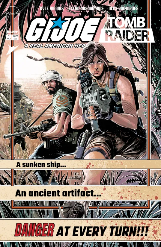 Cover of G.I. Joe: A Real American Hero / Tomb Raider #1