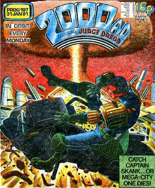 Cover of 2000 AD #197