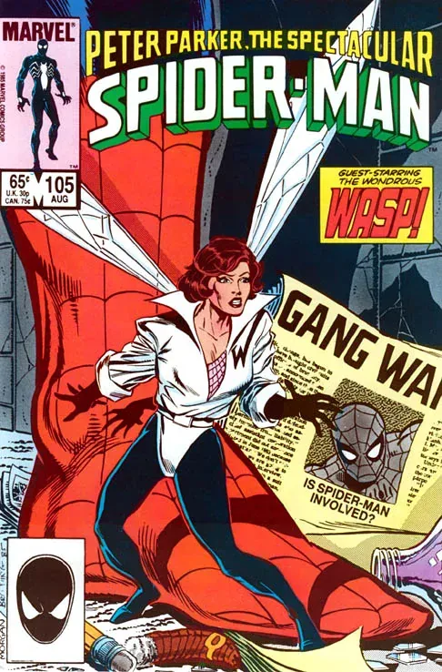 Cover of The Spectacular Spider-Man #105