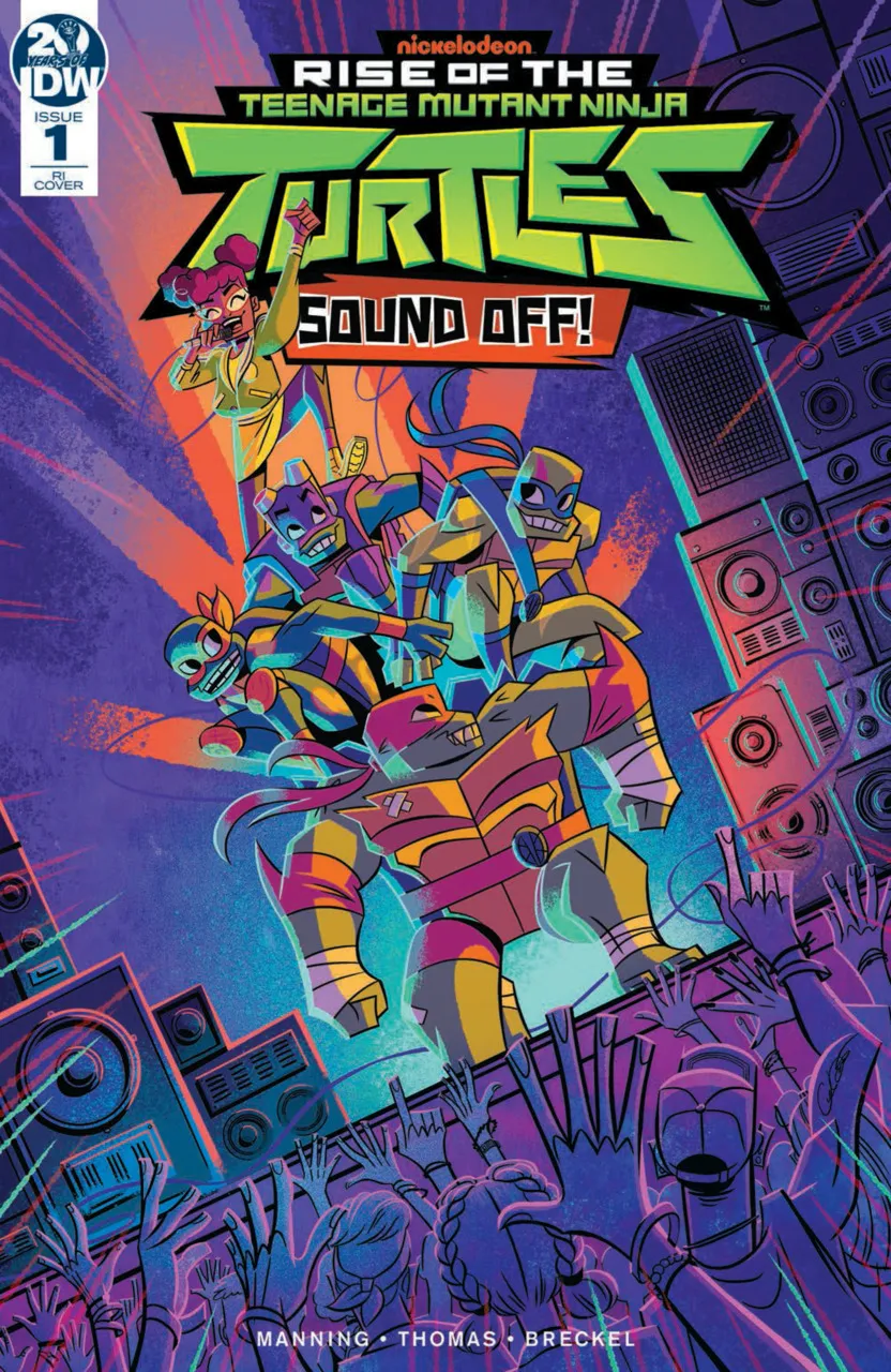 Cover of Rise of the Teenage Mutant Ninja Turtles: Sound Off! #1