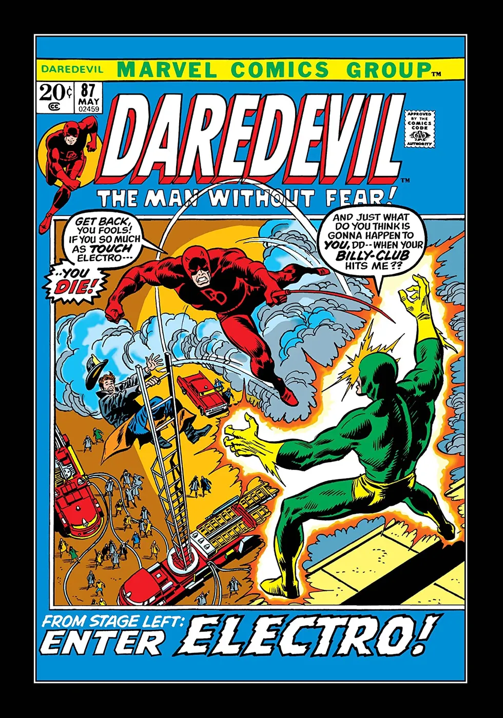 Cover of Daredevil #87