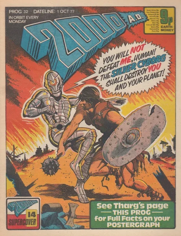 Cover of 2000 AD #32