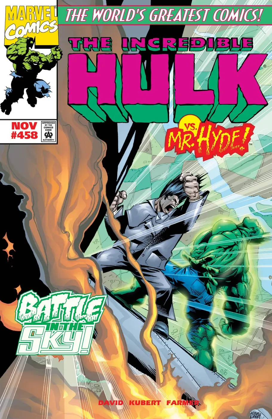 Cover of The Incredible Hulk #458