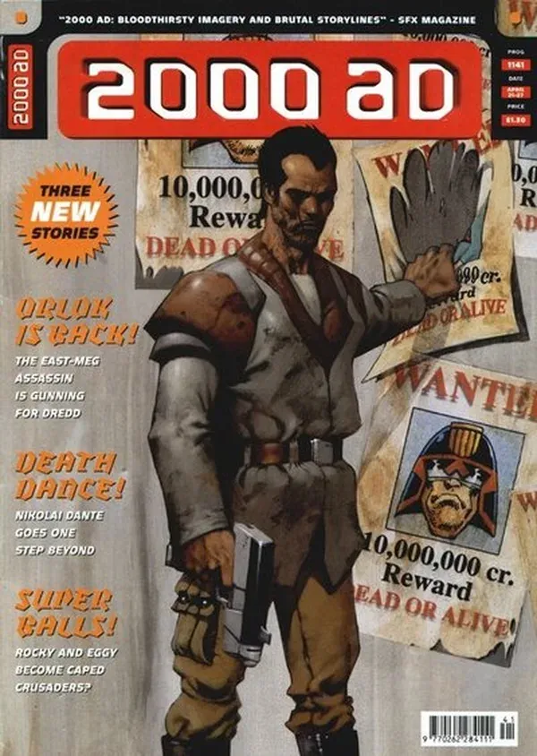 Cover of 2000 AD #1141