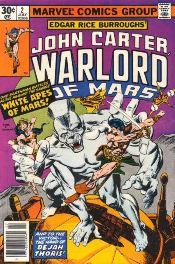 Cover of John Carter, Warlord of Mars #2