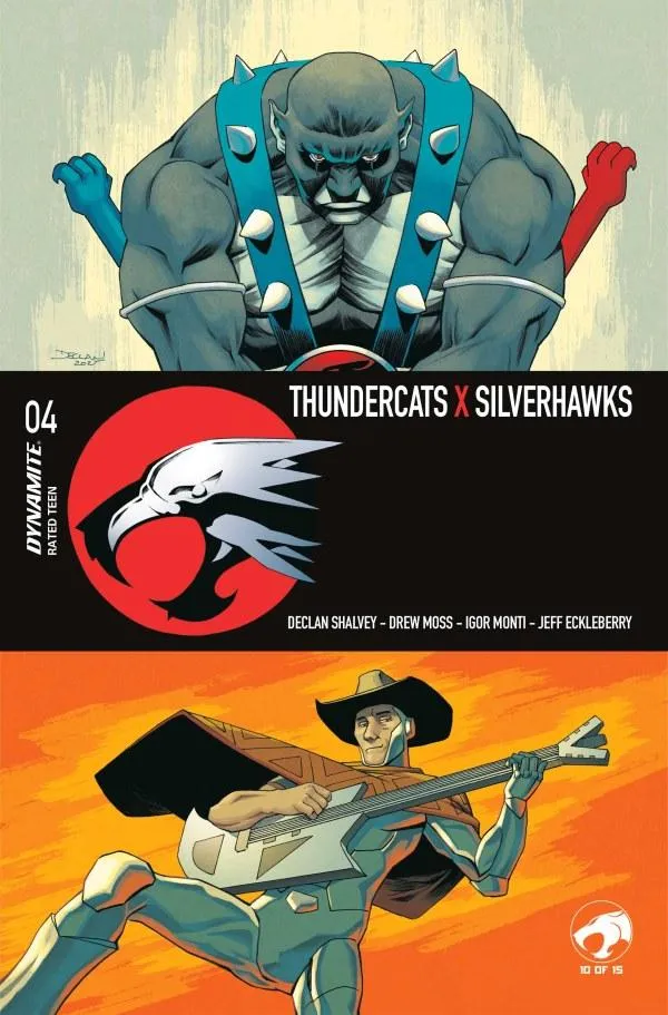 Cover of ThunderCats x SilverHawks #4
