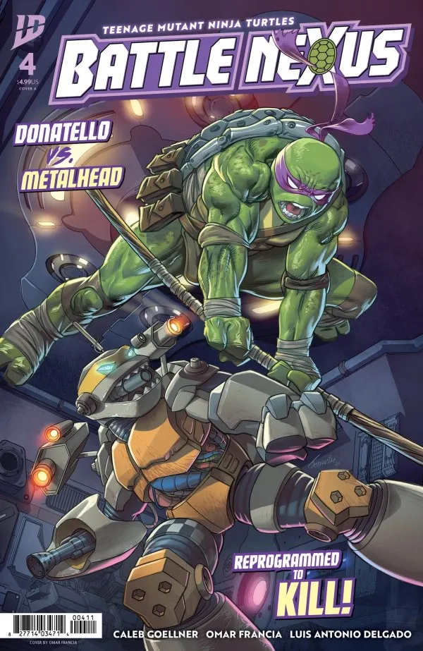 Cover of Teenage Mutant Ninja Turtles: Battle Nexus #4