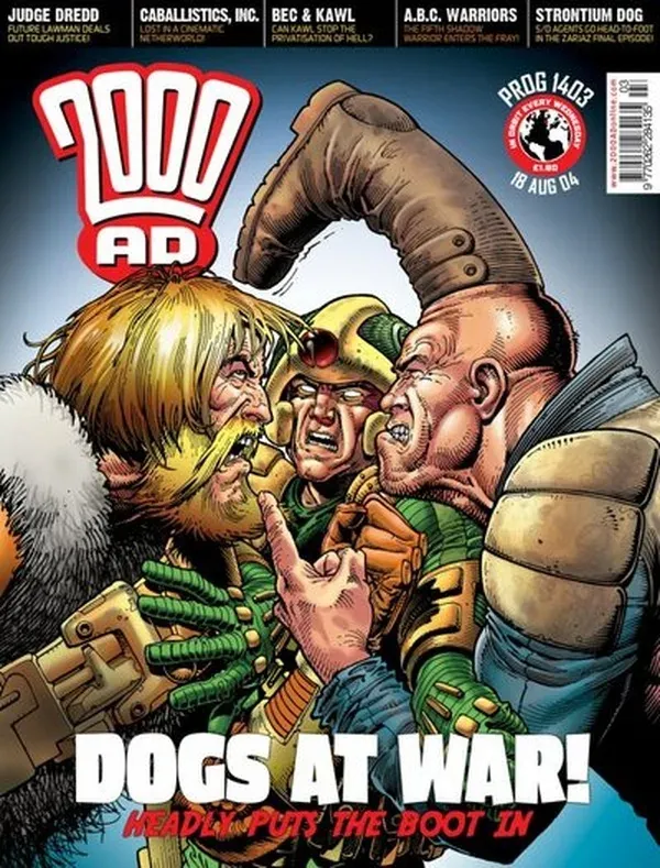 Cover of 2000 AD #1403