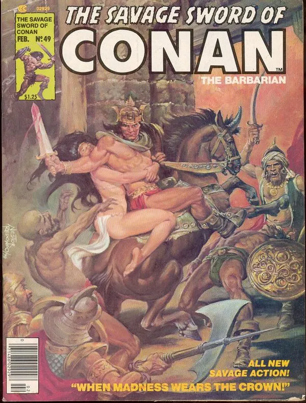 Cover of The Savage Sword of Conan #49