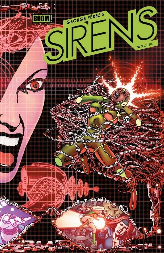 Cover of George Pérez's Sirens #2