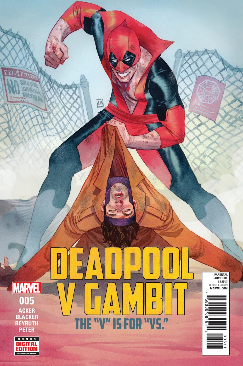 Cover of Deadpool v Gambit #5