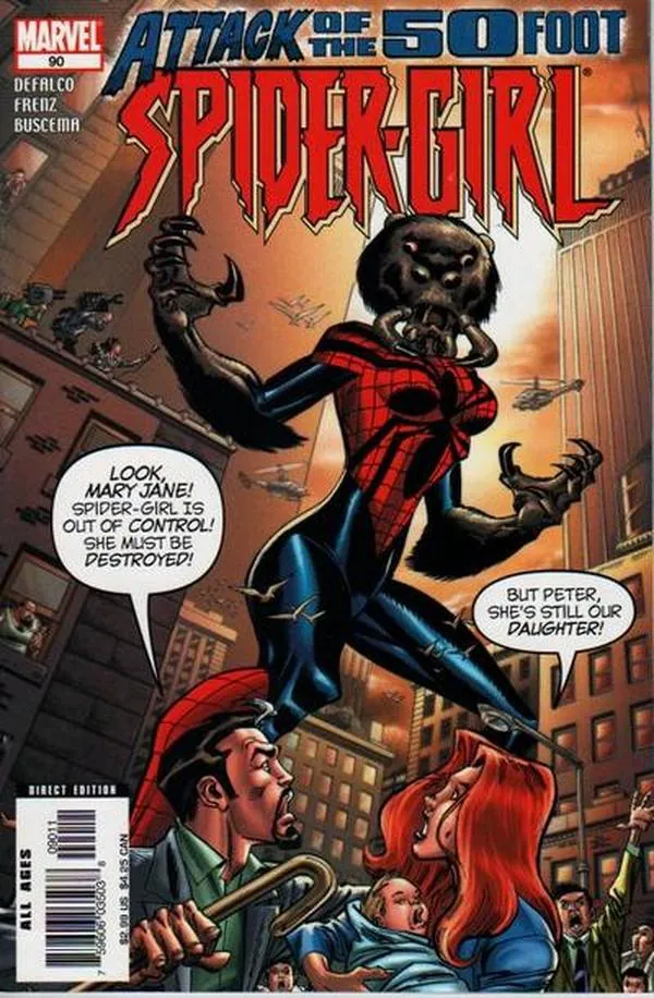 Cover of Spider-Girl #90