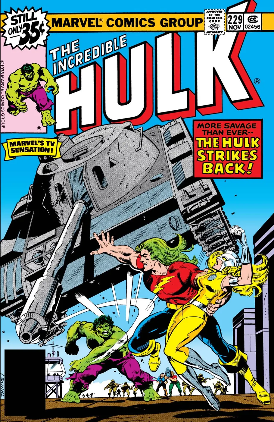 Cover of The Incredible Hulk #229