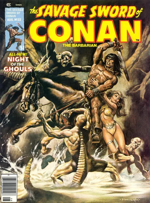 Cover of The Savage Sword of Conan #32