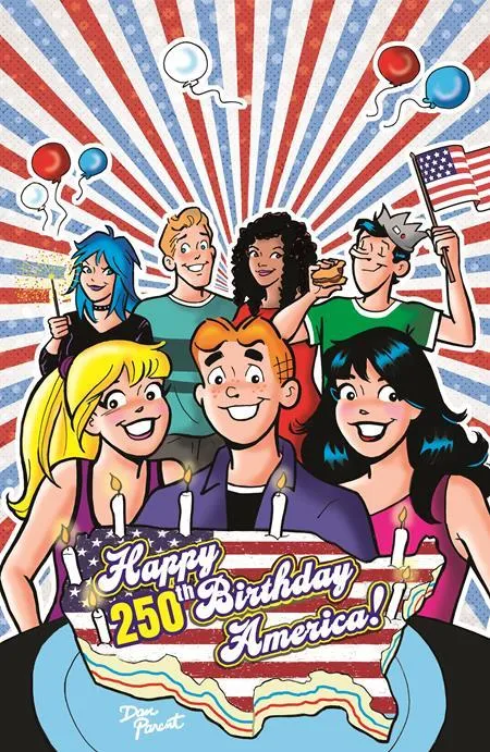 Cover of Archie Comics Celebrates America's 250th #1