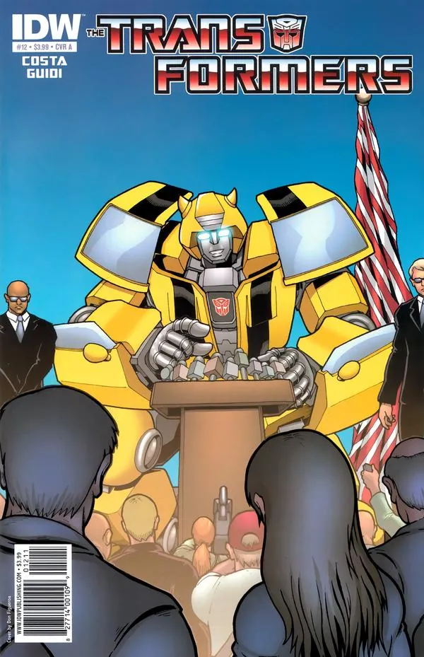 Cover of The Transformers #12
