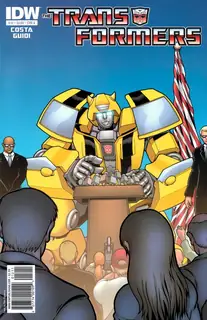 Cover of The Transformers #12