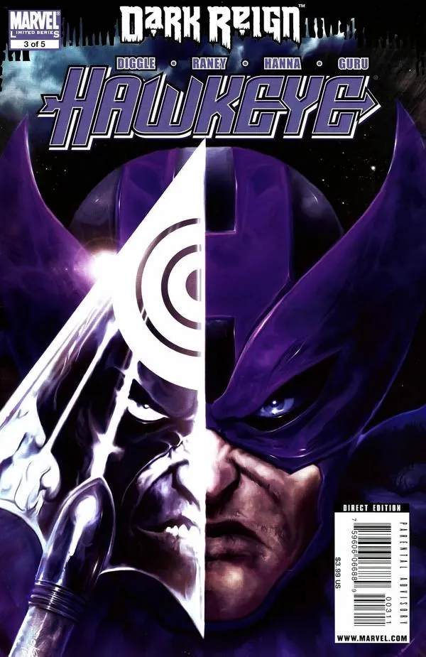 Cover of Dark Reign: Hawkeye #3