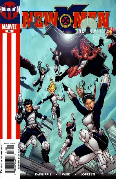 Cover of New X-Men #16