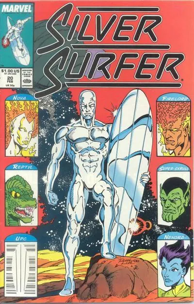 Cover of Silver Surfer #20
