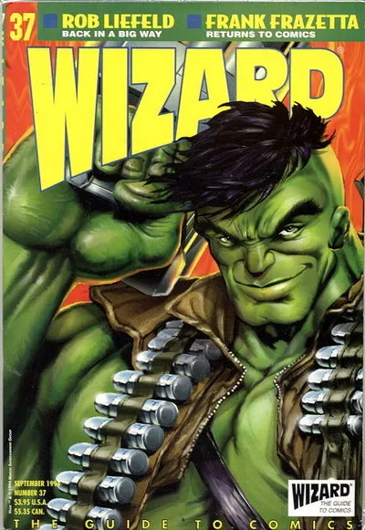 Cover of Wizard: The Comics Magazine #37