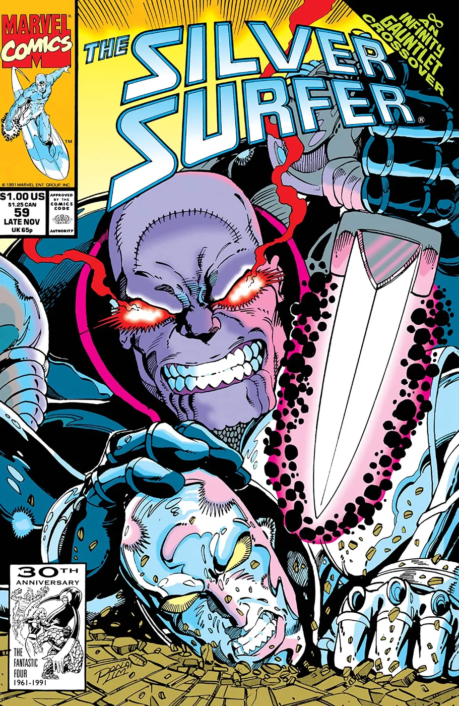 Cover of Silver Surfer #59