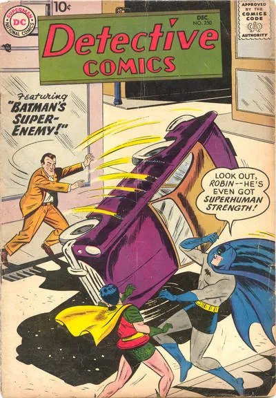 Cover of Detective Comics #250