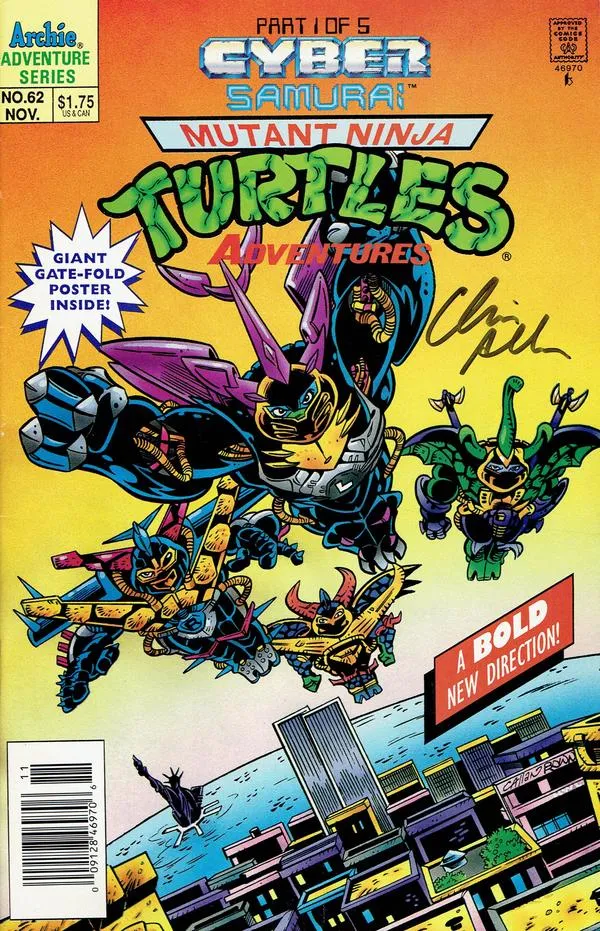 Cover of Teenage Mutant Ninja Turtles Adventures #62