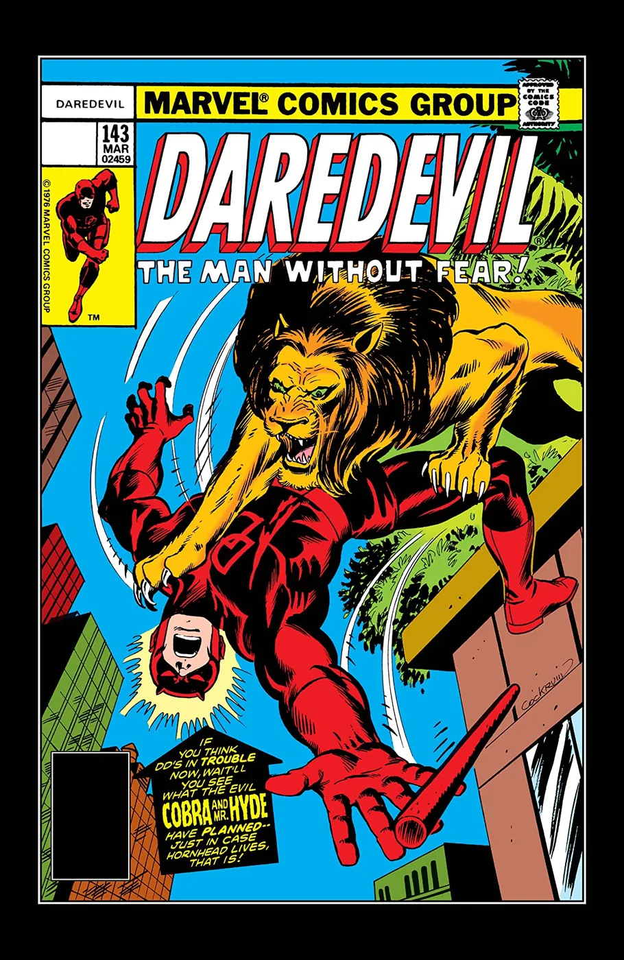 Cover of Daredevil #143