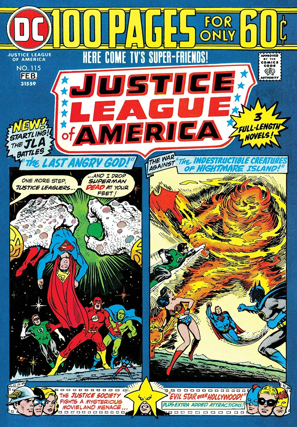 Cover of Justice League of America #115