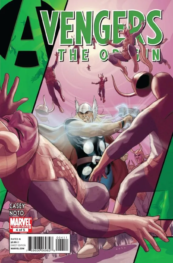 Cover of Avengers: The Origin #4