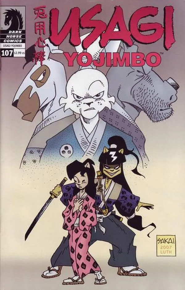 Cover of Usagi Yojimbo #107