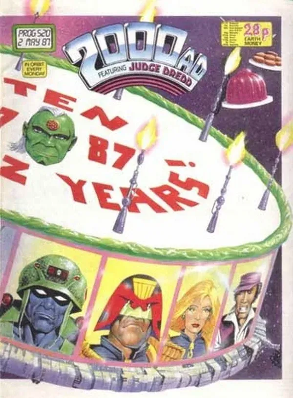 Cover of 2000 AD #520