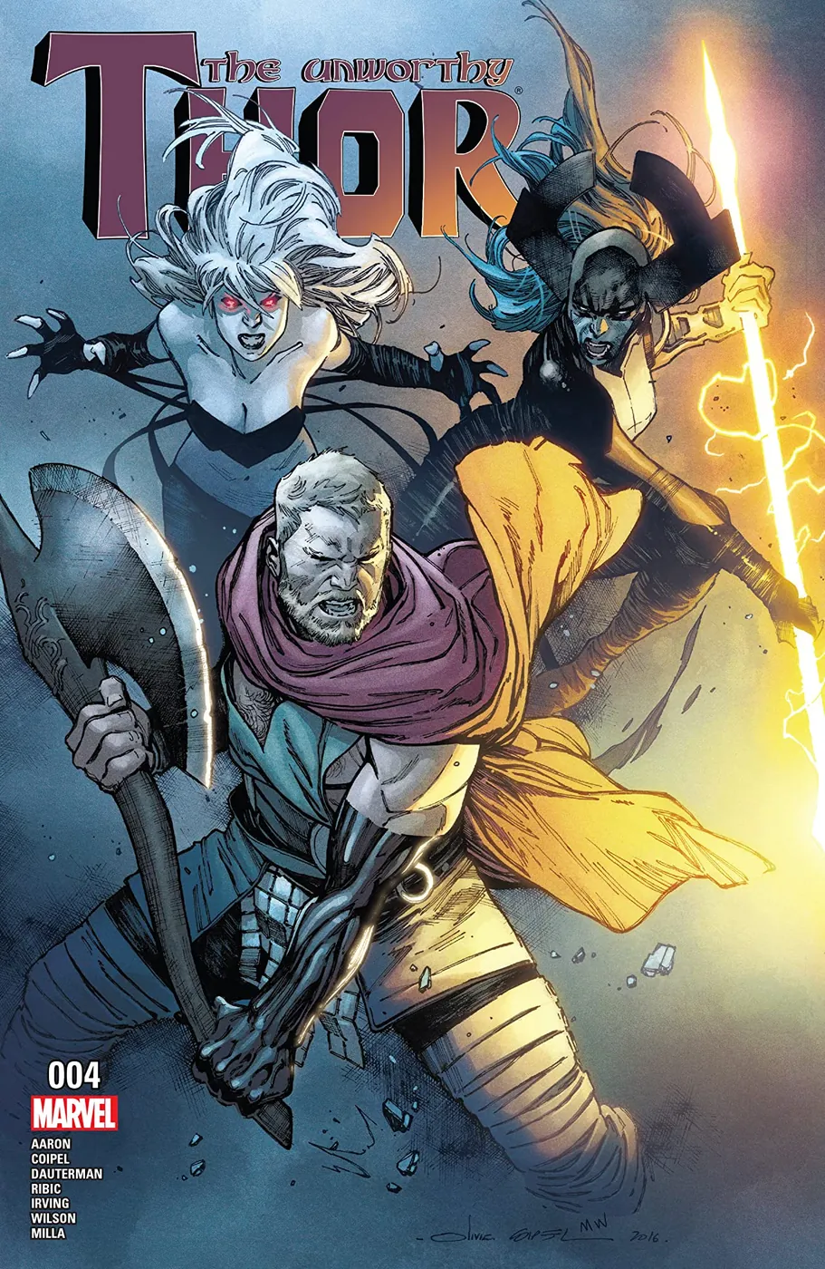 Cover of The Unworthy Thor #4