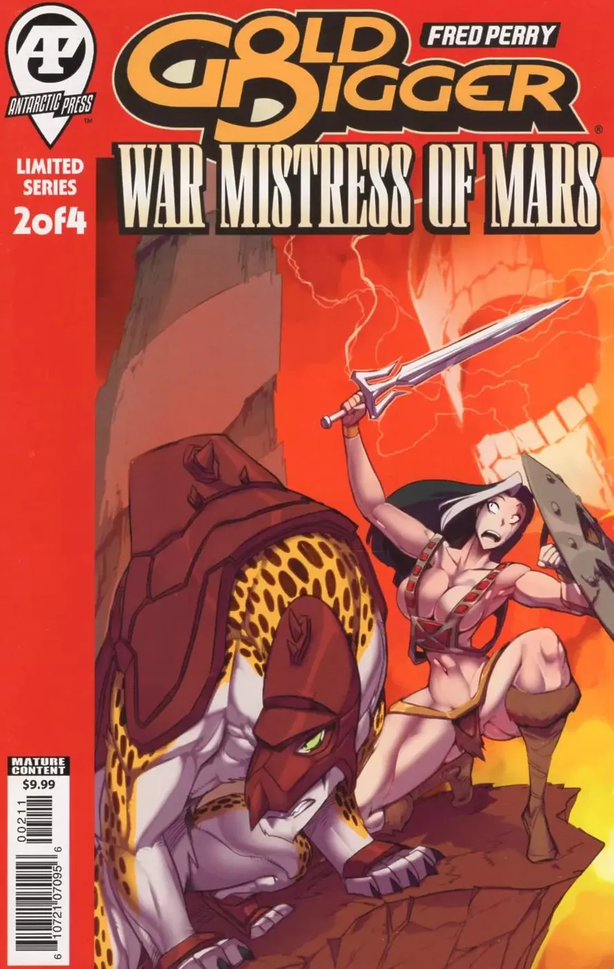 Cover of Gold Digger: War Mistress of Mars #2