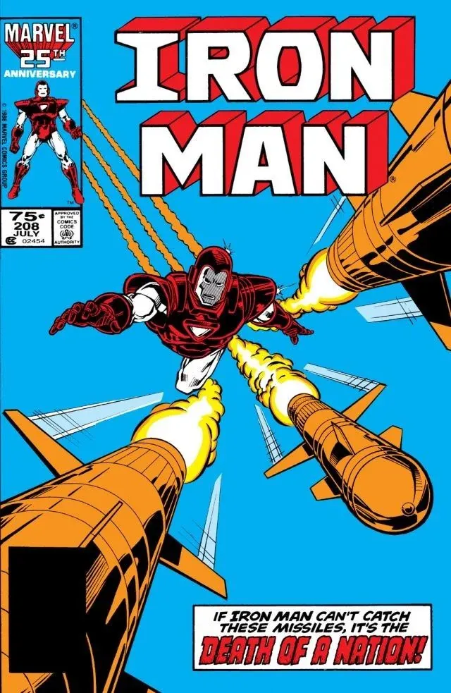 Cover of Iron Man #208