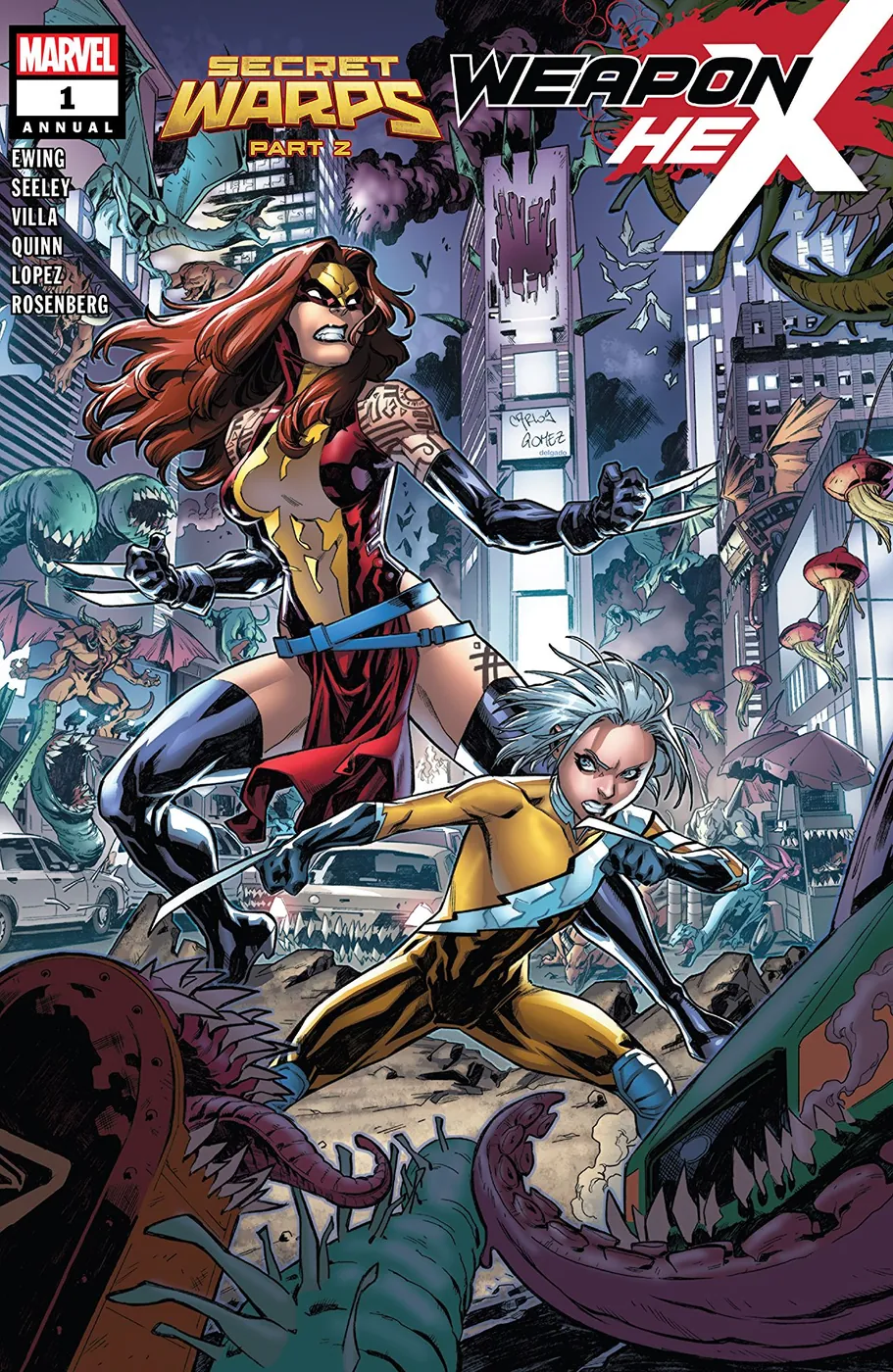 Cover of Secret Warps: Weapon Hex Annual #1