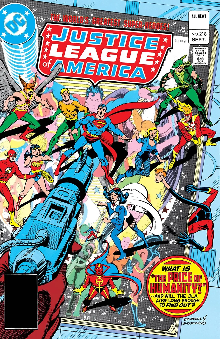 Cover of Justice League of America #218