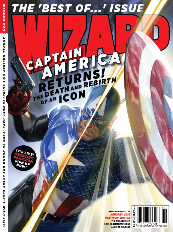 Cover of Wizard: The Comics Magazine #220