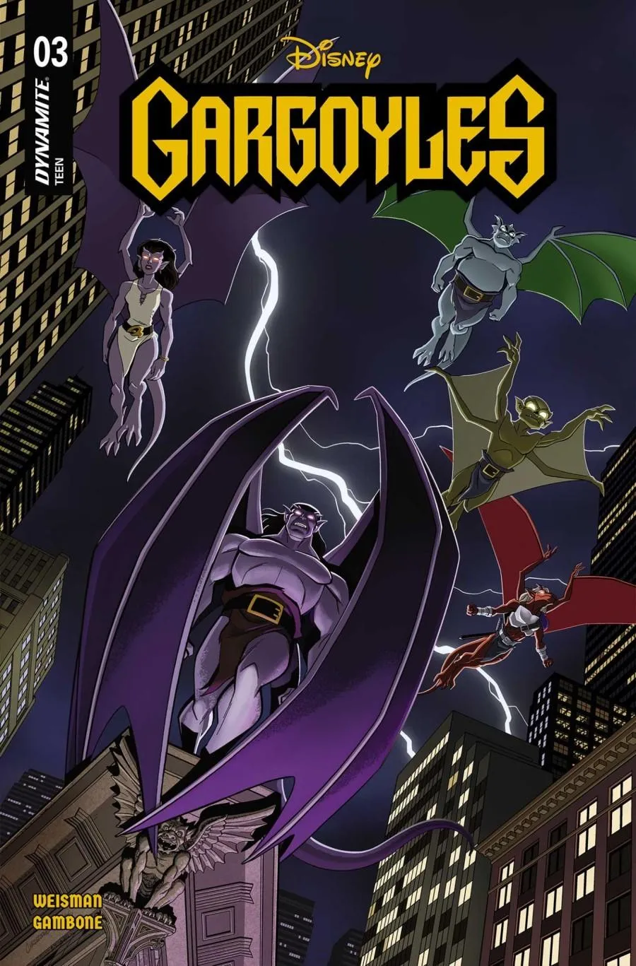 Cover of Gargoyles #3
