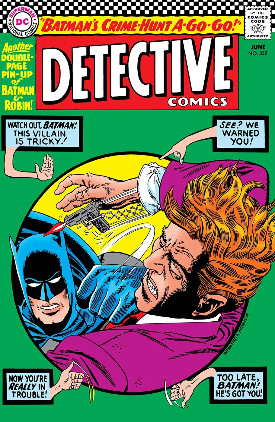 Cover of Detective Comics #352