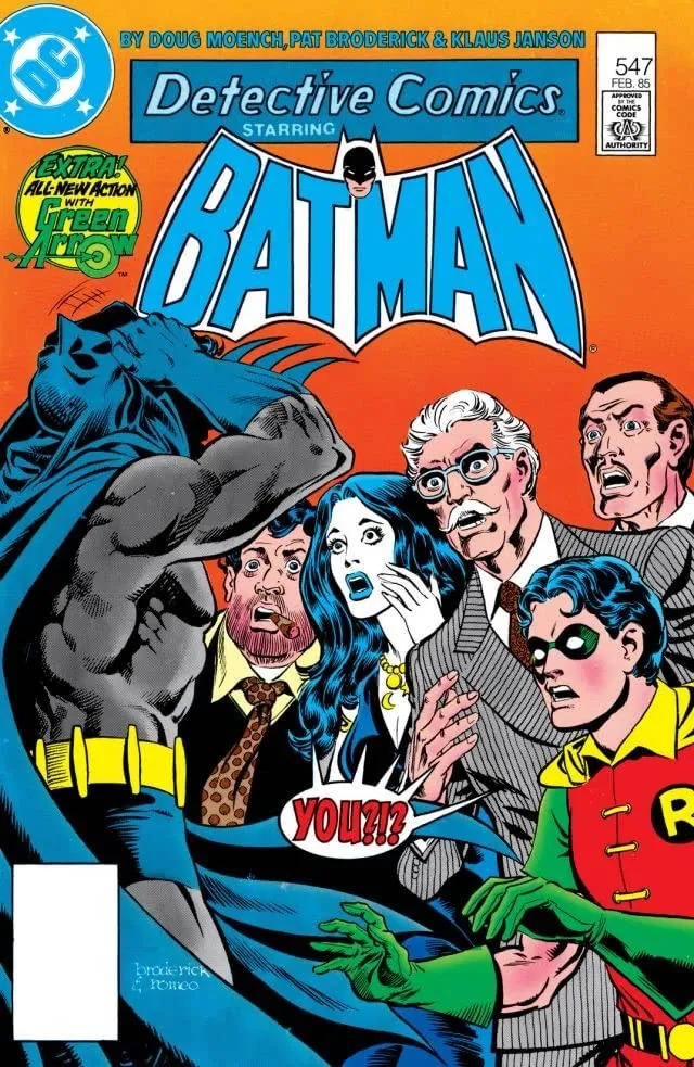 Cover of Detective Comics #547