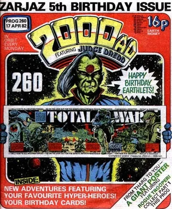 Cover of 2000 AD #260