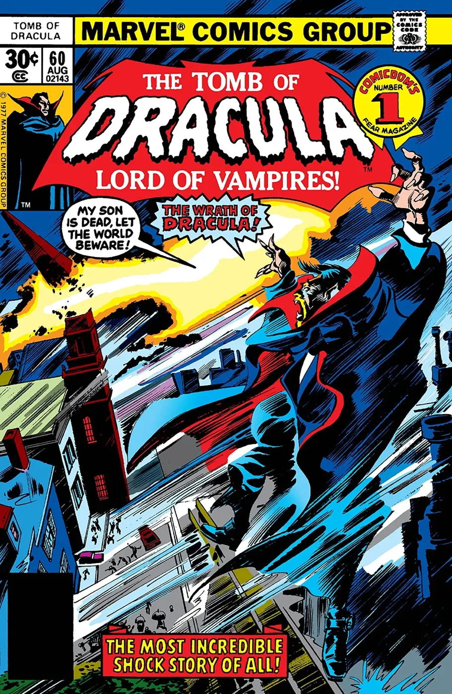 Cover of Tomb of Dracula #60