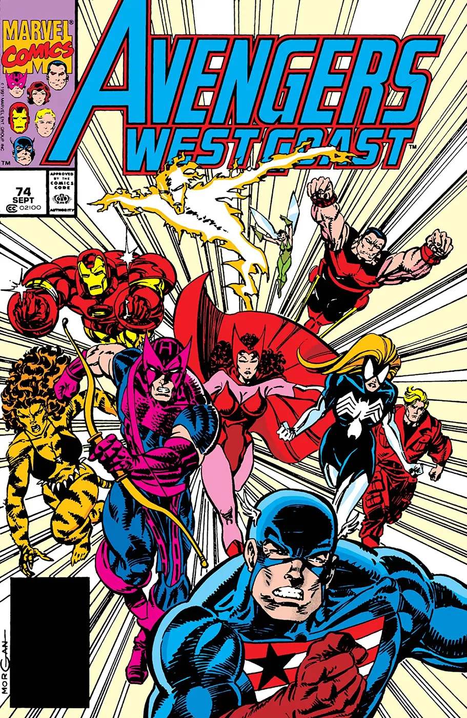 Cover of Avengers West Coast #74