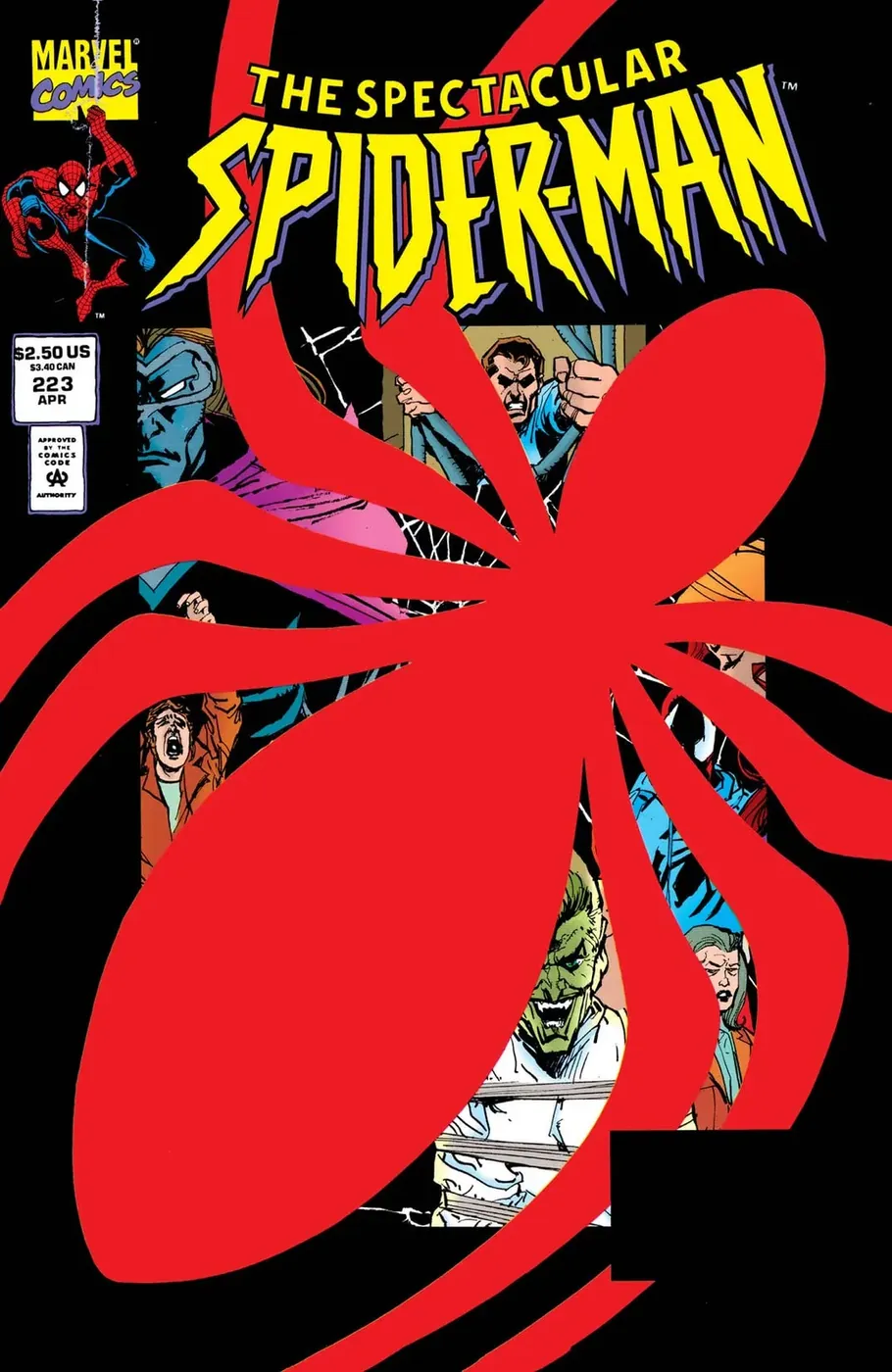 Cover of The Spectacular Spider-Man #223